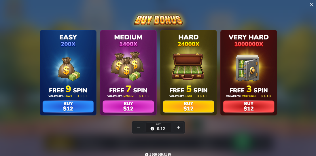 Bonus Buy ya MegaBlock Empire ndi njira zinayi za free spins